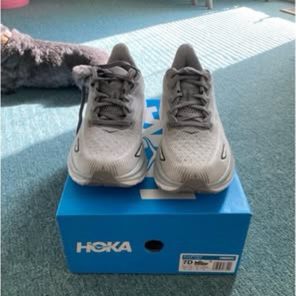 Hoka Gray Athletic Shoes - Picture 3 of 3